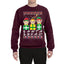 Santa Squad Friends  Ugly Christmas Sweater Unisex Crewneck Graphic Sweatshirt