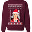 I'm the Naughty Type Song Parody | Billie Music Fan Xmas  Ugly Christmas Sweater Unisex Crewneck Sweatshirt