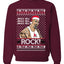 Funny The Rock Jingle Bell Rock Johnson  Ugly Christmas Sweater Unisex Crewneck Sweatshirt