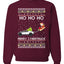 Ho Ho Ho Merry Cybertruck Funny Meme Merry Ugly Christmas Sweater Unisex Crewneck Graphic Sweatshirt