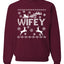 Christmas Wifey Love Merry Ugly Christmas Sweater Unisex Crewneck Graphic Sweatshirt