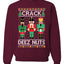 Crack Deez Nuts Meme Merry Ugly Christmas Sweater Unisex Crewneck Graphic Sweatshirt
