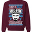 Have a Blue Christmas Walter Breaking TV Christmas Ugly Christmas Sweater Unisex Crewneck Graphic Sweatshirt