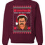 Ron Swanson Parks and Rec Christmas I Don't Care if It's Merry Xmas Merry Ugly Christmas Sweater Unisex Crewneck Graphic Sweatshirt