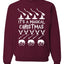 It's A Magical Christmas Wizard Merry Ugly Christmas Sweater Unisex Crewneck Graphic Sweatshirt