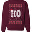 Christmas Ho Merry Ugly Christmas Sweater Unisex Crewneck Graphic Sweatshirt