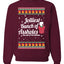 Jolliest Bunch of Assholes Xmas Movie Merry Ugly Christmas Sweater Unisex Crewneck Graphic Sweatshirt