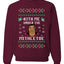 Kith Me Under The Mithletoe | Lisp Merry Ugly Christmas Sweater Unisex Crewneck Graphic Sweatshirt