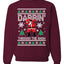 Dabbing Through The Snow Merry Ugly Christmas Sweater Unisex Crewneck Graphic Sweatshirt
