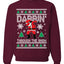 Darbin Through The Snow Christmas Ugly Christmas Sweater Unisex Crewneck Graphic Sweatshirt