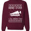 Bend Over and I'll Show You Merry Ugly Christmas Sweater Unisex Crewneck Graphic Sweatshirt
