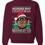 Big Rapper Wonder Why Christmas Missed Us  Ugly Christmas Sweater Unisex Crewneck Graphic Sweatshirt
