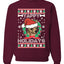 Yappy Holidays  Merry Ugly Christmas Sweater Unisex Crewneck Graphic Sweatshirt