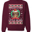 Santa's Little Yelper  Merry Ugly Christmas Sweater Unisex Crewneck Graphic Sweatshirt