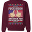 Fuck Biden and Fuck You For Voting For Him  Merry Ugly Christmas Sweater Unisex Crewneck Graphic Sweatshirt