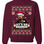 Let's Go Brandon Leo Laughing Meme  Merry Ugly Christmas Sweater Unisex Crewneck Graphic Sweatshirt