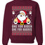 One For Biden One For Harris Santa Merry Ugly Christmas Sweater Unisex Crewneck Graphic Sweatshirt