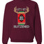 Let's Get Blitzened Christmas Unisex Crewneck Graphic Sweatshirt