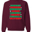 Drunken Reindeer Christmas Unisex Crewneck Graphic Sweatshirt