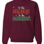 Tis' the Season To Be Drinkin' Christmas Unisex Crewneck Graphic Sweatshirt
