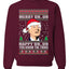 Merry UH UH You Know The Thing Ugly Christmas Sweater Unisex Crewneck Graphic Sweatshirt