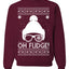Oh Fudge Funny Movie Meme  Ugly Christmas Sweater Unisex Crewneck Graphic Sweatshirt