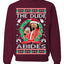 The Dude Abides Christmas Ugly Christmas Sweater Unisex Crewneck Graphic Sweatshirt