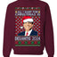 All I Want For Christmas Is Desantis 2024 President Elections Ugly Christmas Sweater Unisex Crewneck Graphic Sweatshirt