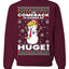 Trump 2024 The Comeback Is Gonna Be HUGE Ugly Christmas Sweater Unisex Crewneck Graphic Sweatshirt