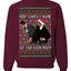 Will Slapping Chris Wife Joke Award Show Meme Parody  Ugly Christmas Sweater Unisex Crewneck Graphic Sweatshirt