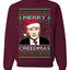 Merry Creedmas Office Humor TV Ugly Christmas Sweater Unisex Crewneck Sweatshirt
