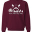 Silent Night Holy Night Religious Jesus Christmas Unisex Crewneck Sweatshirt