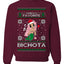 Christmas Karol G Santa's Favorite Bichota Ugly Christmas Sweater Unisex Crewneck Sweatshirt