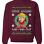 Fudge Around And Find Out Story Ugly Christmas Sweater Unisex Crewneck Sweatshirt