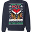 There's Some Hos In This House Female Rapper Ugly Christmas Sweater Unisex Crewneck Graphic Sweatshirt