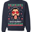 Bad Benito Bunny Latin Trap Xmas Ugly Christmas Sweater Unisex Crewneck Graphic Sweatshirt