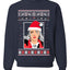 I'm the Naughty Type Song Parody | Billie Music Fan Xmas  Ugly Christmas Sweater Unisex Crewneck Sweatshirt