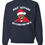 Ain't Nothin But a Christmas Party OG Rapper Ugly Christmas Sweater Unisex Crewneck Graphic Sweatshirt