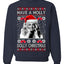 Have a Holly Dolly Christmas Ugly Christmas Sweater Unisex Crewneck Graphic Sweatshirt
