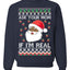 Black Santa Claus Ask Your Mom If I'm Real Adult Humor Ugly Christmas Sweater Unisex Crewneck Graphic Sweatshirt