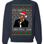 Chris Meme Award Show Wow Dude It Was A Christmas Joke Ugly Christmas Sweater Unisex Crewneck Graphic Sweatshirt