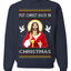 Put Christ Back In Christmas Ugly Christmas Sweater Unisex Crewneck Sweatshirt