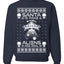 Santa Is Fake Aliens Are Real Ugly Christmas Sweater Unisex Crewneck Sweatshirt