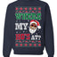 Where My Ho's At? Ugly Christmas Sweater Unisex Crewneck Sweatshirt