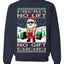 No Lift No Gift Fitness Workout Santa Ugly Christmas Sweater Unisex Crewneck Sweatshirt