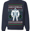 Abdominal Swoleman Fitness Yeti Ugly Christmas Sweater Unisex Crewneck Sweatshirt