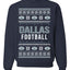 City of Dallas DAL American Football Fantasy Fan Ugly Christmas Sweater Unisex Crewneck Sweatshirt