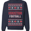 City of Houston HOU American Football Fantasy Fan Ugly Christmas Sweater Unisex Crewneck Sweatshirt