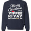 Merry Christmas and Yippee Ki Yay MOFO Christmas Unisex Crewneck Sweatshirt