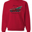 Merry Merry Christmas Red Pick up Truck Merry Christmas Unisex Crewneck Graphic Sweatshirt